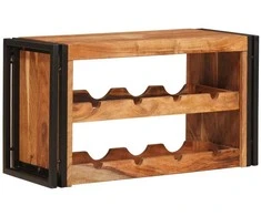 Vyno stovas Ruda 80 x 45 x 33 cm Kietos akacijos mediena