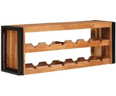 Vyno stovas Ruda 120 x 45 x 33 cm Kietos akacijos mediena