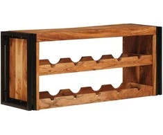 Vyno stovas Ruda 100 x 45 x 33 cm Kietos akacijos mediena