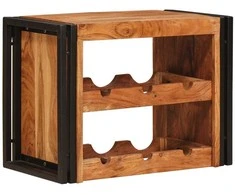 Vyno stovas Ruda 60 x 45 x 33 cm Kietos akacijos mediena