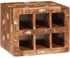 Vyno stovas Ruda 44 x 30 x 35 cm Kietas atkurtas medis