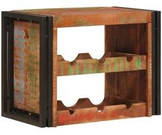 Vyno stovas Ruda 60 x 45 x 33 cm Kieta atnaujinta mediena