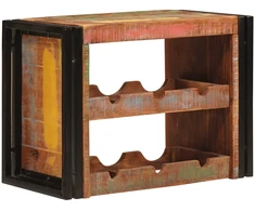 Vyno stovas Ruda 60 x 45 x 33 cm Kieta atnaujinta mediena