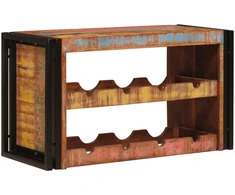 Vyno stovas Ruda 80 x 45 x 33 cm Kieta atnaujinta mediena