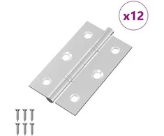 Vyrius Paprastas 12 pcs Sidabro 58 x 35 x 1 mm Plienas