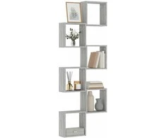 Wall Cube lentynos 6 vnt Pilka Sonoma 30x15x30 cm