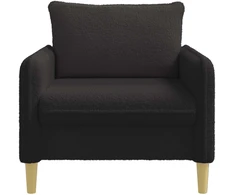 XL fotelis Juoda Bouclé