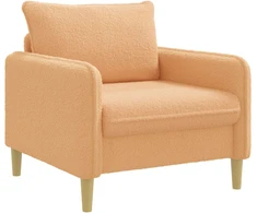 XL fotelis Smėlio Bouclé