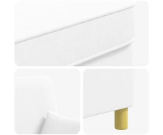 Fotelis XXL Armchair with Cushions Balta Audinys