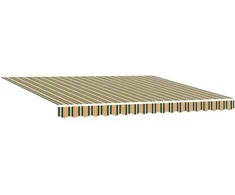 Ištraukiama markizė Žalia ir balta 400 × 350 cm