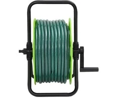 Žarnos ritė su tvirtinimo detalėmis, žalia, 0,5", 20m, PVC
