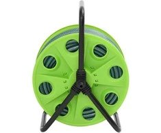 Žarnos ritė su tvirtinimo detalėmis, žalia, 0,5", 30m, PVC