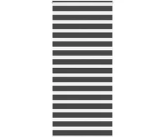 Zebrinė žaliuzė, juodos spalvos, 115x230 cm, audinys, plotis 110,9 cm, poliesteris