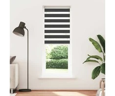 zebrinės žaliuzės 90x200 cm audinio plotis 85,9 cm poliesteris