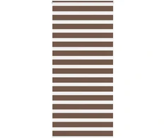 Zebrinės žaliuzės, rudos, 100x230 cm, audinys, plotis 95,9 cm, poliesteris