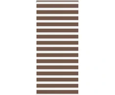 Zebrinės žaliuzės, rudos, 105x230 cm, audinys, plotis 100,9 cm, poliesteris