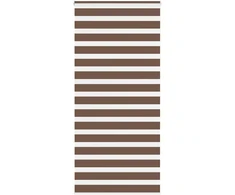 Zebrinės žaliuzės, rudos, 115x200 cm, audinys, plotis 110,9 cm, poliesteris