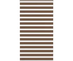 Zebrinės žaliuzės, rudos, 120x200 cm, audinys, plotis 115,9 cm, poliesteris