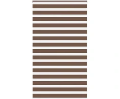 Zebrinės žaliuzės, rudos, 125x200 cm, audinys, plotis 120,9 cm, poliesteris