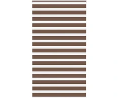 Zebrinės žaliuzės, rudos, 135x230 cm, audinys, plotis 130,9 cm, poliesteris