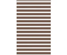 Zebrinės žaliuzės, rudos, 140x230 cm, audinys, plotis 135,9 cm, poliesteris