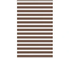 Zebrinės žaliuzės, rudos, 145x200 cm, audinys, plotis 140,9 cm, poliesteris