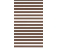 Zebrinės žaliuzės, rudos, 145x230 cm, audinys, plotis 140,9 cm, poliesteris