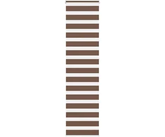 Zebrinės žaliuzės, rudos, 60x230 cm, audinys, plotis 55,9 cm, poliesteris