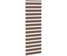 Zebrinės žaliuzės, rudos, 70x230 cm, audinys, plotis 65,9 cm, poliesteris