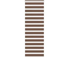 Zebrinės žaliuzės, rudos, 85x230 cm, audinys, plotis 80,9 cm, poliesteris