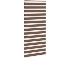 Zebrinės žaliuzės, rudos, 95x200 cm, audinys, plotis 90,9 cm, poliesteris