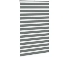 Zebrinės žaliuzės, tamsiai pilkos, 150x230 cm, audinys, plotis 145,9 cm, poliesteris