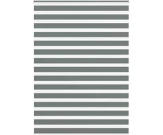 Zebrinės žaliuzės, tamsiai pilkos, 155x230 cm, audinys, plotis 150,9 cm, poliesteris