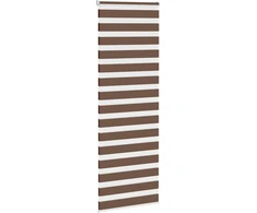 Zebro žaliuzė, ruda, 70x200 cm, audinys, plotis 65,9 cm, poliesteris