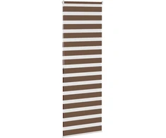 Zebro žaliuzė, ruda, 75x200 cm, audinys, plotis 70,9 cm, poliesteris