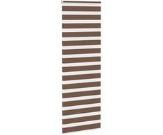 Zebro žaliuzė, ruda, 75x230 cm, audinys, plotis 70,9 cm, poliesteris