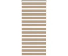 Zebro žaliuzė, smėlio rudos spalvos, 105x230 cm, audinys, plotis 100,9 cm, poliesteris