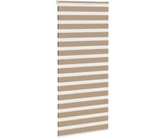 Zebro žaliuzė, smėlio rudos spalvos, 110x200 cm, audinys, plotis 105,9 cm, poliesteris