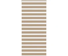 Zebro žaliuzė, smėlio rudos spalvos, 110x200 cm, audinys, plotis 105,9 cm, poliesteris