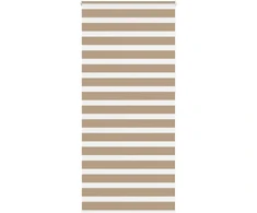 Zebro žaliuzė, smėlio rudos spalvos, 115x230 cm, audinys, plotis 110,9 cm, poliesteris