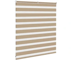 Zebro žaliuzė, smėlio rudos spalvos, 120x100 cm, audinys, plotis 115,9 cm, poliesteris
