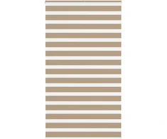 Zebro žaliuzė, smėlio rudos spalvos, 120x230 cm, audinys, plotis 115,9 cm, poliesteris