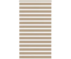 Zebro žaliuzė, smėlio rudos spalvos, 125x200 cm, audinys, plotis 120,9 cm, poliesteris