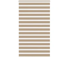 Zebro žaliuzė, smėlio rudos spalvos, 130x230 cm, audinys, plotis 125,9 cm, poliesteris