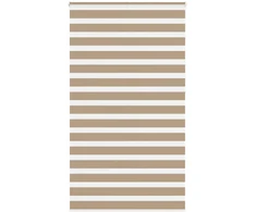 Zebro žaliuzė, smėlio rudos spalvos, 135x230 cm, audinys, plotis 130,9 cm, poliesteris