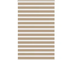 Zebro žaliuzė, smėlio rudos spalvos, 140x200 cm, audinys, plotis 135,9 cm, poliesteris