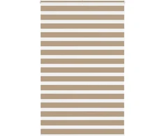 Zebro žaliuzė, smėlio rudos spalvos, 140x200 cm, audinys, plotis 135,9 cm, poliesteris