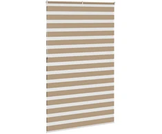 Zebro žaliuzė, smėlio rudos spalvos, 145x230 cm, audinys, plotis 140,9 cm, poliesteris