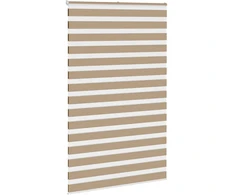 Zebro žaliuzė, smėlio rudos spalvos, 145x230 cm, audinys, plotis 140,9 cm, poliesteris