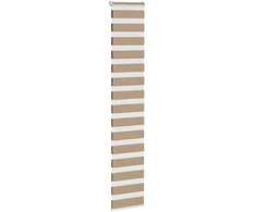 Zebro žaliuzė, smėlio rudos spalvos, 40x200 cm, audinys, plotis 35,9 cm, poliesteris